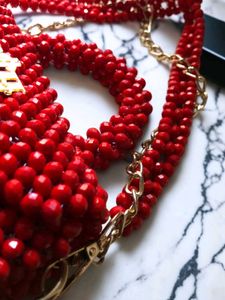 Red Bead Bag