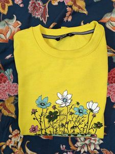 Fleece Women Printed Sweatshirt