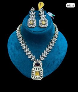 Elegant Necklace Set PREMIUM AD STONE @SALE
