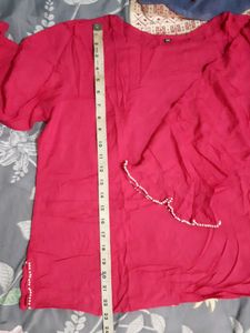 Rani Pink Short Cotton Top