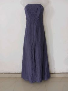 Elegant Strapless Maxi Dress