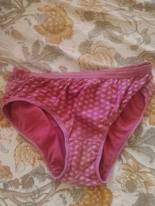 Pink Floral Cotton Briefs