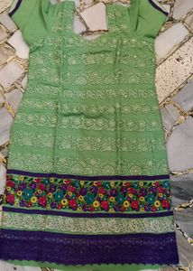 2XL CREPE KURTI WITH DUPATTA