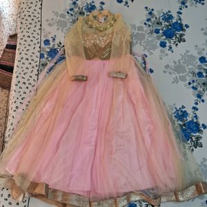 HEAVY WORK LONG GOWN FOR GIRLS
