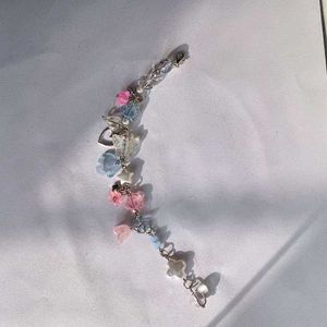 Kawaii Blue Cluster Bracelet