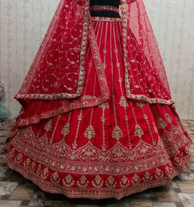 Elegant Red Bridal Lehenga
