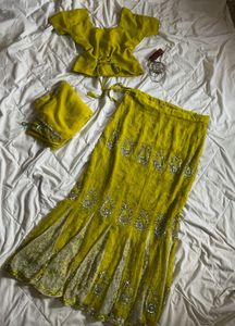 y2k Bollywood embellished Lehenga choli
