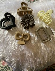 👑 The Ultimate 6-Piece MATTE Hair Clip Set! 👑