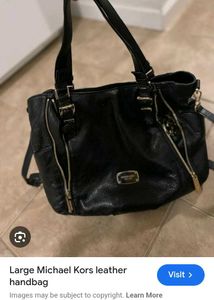 Michael Kors Black Leather Tote