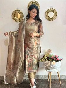 Party Wear Suit With Dupatta Size- XL