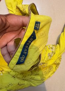 Avaasa Yellow Anarkali Long