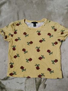 Floral Forever 21 Tee