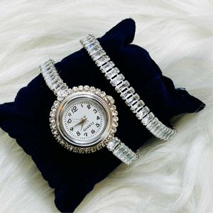 Elegant Crystal Watch