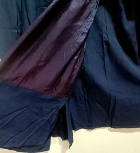 Vintage Navy Dress With Attached Blazer