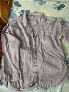 Lavender Button-Down Shirt