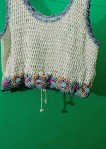 Crochet Crop Tank Top
