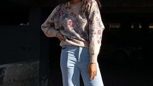 Floral Woollen Top