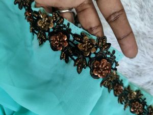 CYAN SAREE