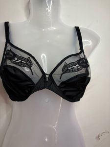 Black Lace Detail Bra
