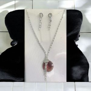 Silver Chain Single Dollar Necklace