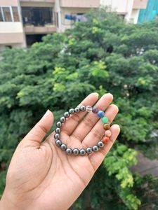 Seven Chakra Bracelet With Hematite