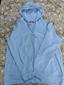 Blue Zip-Up Hoodie