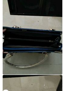 Blue Hand Bag New With Tag
