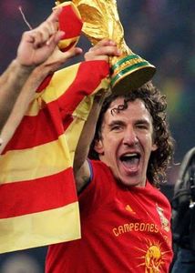 Spain 2010 Puyol world cup winner football jersey