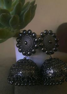OXIDIZED JHUMKAS