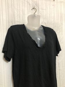 a. new day Black Short Sleeve Top