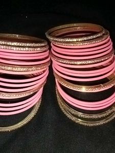 Pink Bangle Set