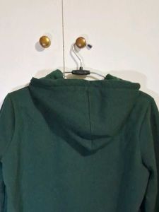 Dark Green Hooded Sweatshirt