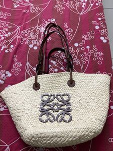 Loewe Raffia Basket Bag