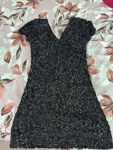 Black Sequence One Piece