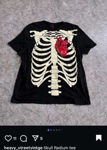 SKELETON GLOW IN PRINT T-SHIRT
