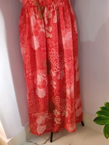 Backless Floral Maxi Dress
