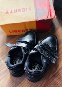 Liberty Black School Shoes