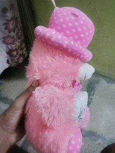 Pink Teddy Bear with Hat