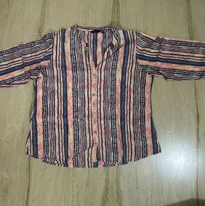 Striped Button Down Shirt