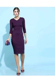 Purple Midi Dress