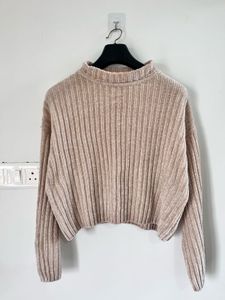 Cozy Beige Turtleneck Sweater