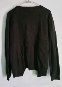 Trendy Black Knitted Cardigan |