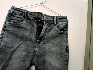 Gray Denim Jeans