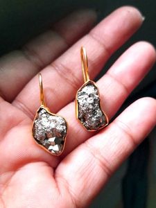 Unique Pyrite Earrings