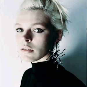 Spider Rhinestone Earrings