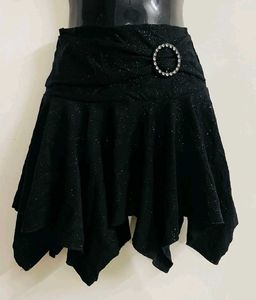 Y2K Black Skirt