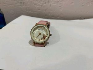Analog Watch For Girls White Colour Dial Floral Pr