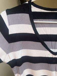 Lacoste Striped Top - Full Sleeves