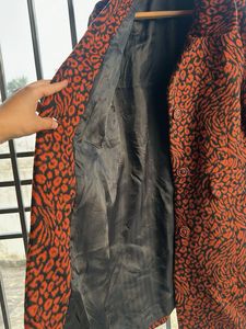 Vintage Animal Print Coat
