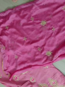 Pink Embroidered Kurta Set